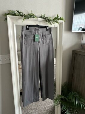 HALARA Wide Leg Pants in Gray